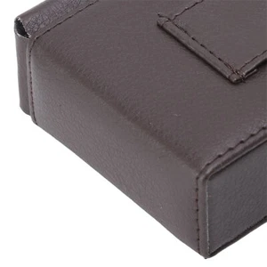 PU Leather Cigarette Box Anti Scratch Protective Storage Card Case With - Picture 1 of 22