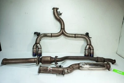 Tubo silenciador silenciador doble sistema escape rendimiento Hyundai Genesis ISR 13-16 Foto 1 de 4