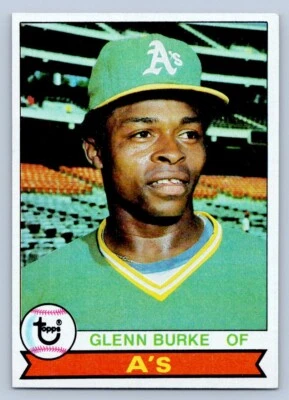 Glenn Burke 1979 Topps #163 1st Openly Gay Baseball Player Invented High Five - Image 1 of 2