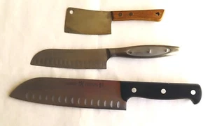 J.A. Coltello Santoku Henckels Pro bordo cavo 7” e Cuisinart 5” coltello Santoku - Foto 1 di 2
