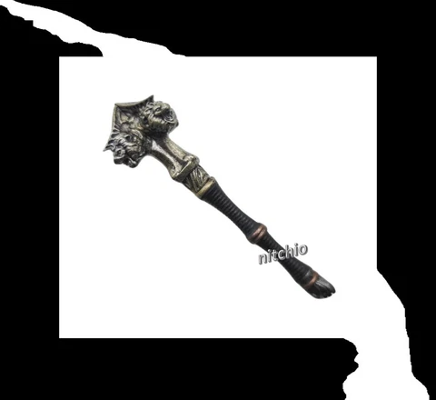 Mezco One:12 Conan Barbarian Booster Kit - LION HEAD CLUB MACE 1/12 Scale Fodder Cover
