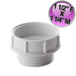 Riduzione in plastica da 1'' 1/2 Femmina x 1'' 1/4 Maschio - per scarico sifone - Foto 1 di 1