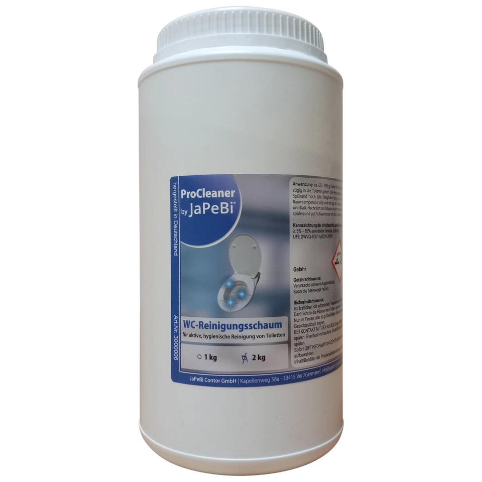 2 kg WC Schaum Reiniger Reinigungsschaum Zauberschaum Toilette - Bild 1 von 3