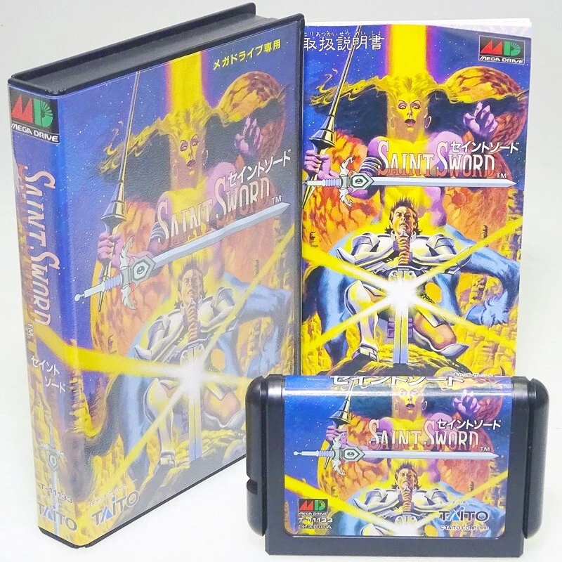 SAINT SWORD Sega MEGA DRIVE Japan Import MD GENESIS NTSC-J Action Complete - Image 1 of 1