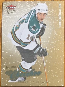 2008-09 Fleer Ultra Gold Medallion Jonathan Cheechoo #184 San Jose Sharks - Picture 1 of 2