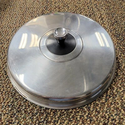 Tapa de 10 pulgadas - Sartén eléctrica redonda retro Vollrath Mid Century de colección Foto 1 de 4