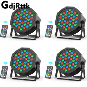 4PCS DJ Disco Party Stage Light 36LED RGB DMX Beam Lights KTV Show PAR Lighting - Picture 1 of 11