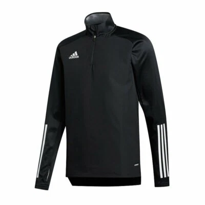 Adidas Condivo 20 Warm Youth Training Top Quarter Zip Kids Soccer Top NEW - Image 1 of 3