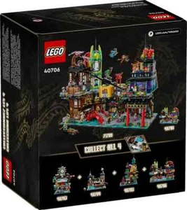 LEGO 40706 - Mikrorynek miejski NINJAGO® - (Modułowy SET-4) - Edycja Limitowana - Zdjęcie 1 z 4