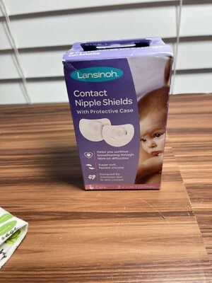 Escudos para pezones de contacto Lansinoh, tamaño 1 (20 mm), 2 quilates nuevo BoxCK Foto 1 de 4