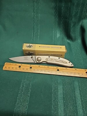 Navaja de Bolsillo Rough Rider RR122 Lockback Plegable Estilo Táctico con Clip para Cinturón Foto 1 de 4