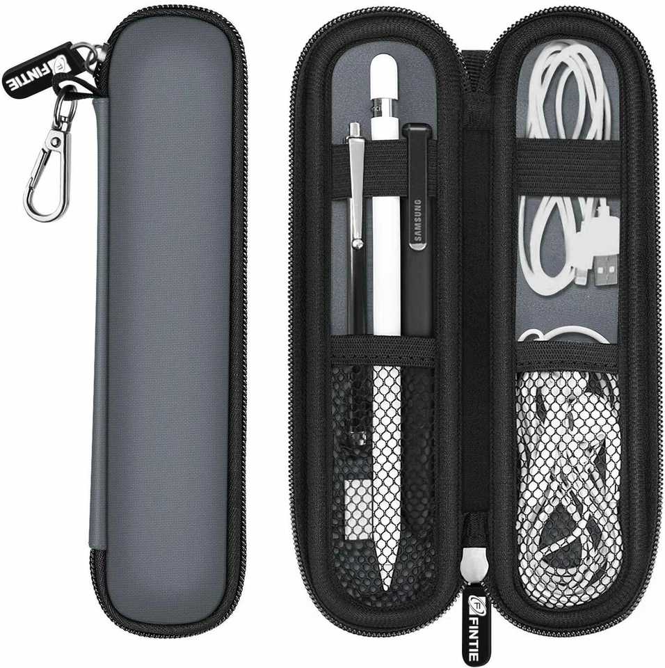 Estuche para lápices Apple soporte neopreno suave cremallera bolsa de transporte bolsa con mosquetón Foto 1 de 4