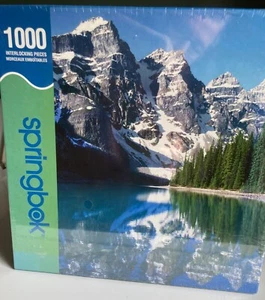 Puzzle 1000 Pieces Springbok Valley of Ten Peaks New Sealed 2006 - Picture 1 of 5