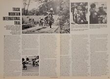 1969 Bay City Moto Cross 5 p Motorcycle Print Article Gary Bailey Larson  Penton