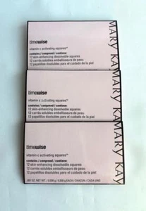 Mary Kay TimeWise VITAMIN C ACTIVATING SQUARES 3 Pkg of 12 Each - Picture 1 of 2
