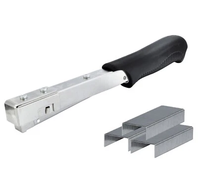 Hammertacker Rapid 19 Schlagtacker Tacker + 10.000 Heftklammern 37/6 Tackernagel - Bild 1 von 3