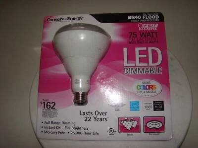 Conserv Energy LED BR40 75Watt Dimmable Flood Light Bulb (NEW) 22 Years - Image 1 of 4