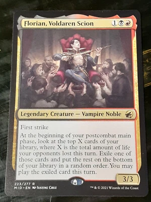 Florian Voldaren Scion , Innistrad Midnight Hunt , NM ,MTG,FREE SHIPPING - Image 1 of 2