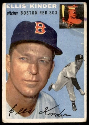 1954 Topps Ellis Kinder Boston Red Sox #47 VG-VG+ (Scuffed) - Image 1 of 2