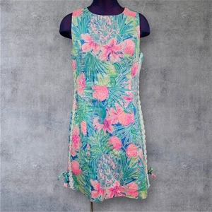 Lilly Pulitzer Mila Swizzle In Floral Shift Dress Size 8 Resortwear O41 - Picture 1 of 9