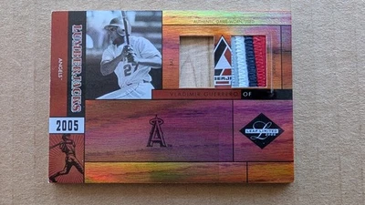 2005 Lumberjacks VLADIMIR GUERRERO TACO/CAMISA 4 CORES Cartão /50 OAKLAND A'S bb - Imagem 1 de 2