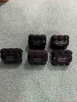 Ilsco PBTD-3-250 Multi Tap Connector 3 Port 2 Side 6AWG to 250MCM AL/CU - Image 1 of 3