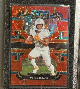 2023 Select De'Von Achane /49 Rookie Concourse Red Disco RC #63 Miami Dolphins - Picture 1 of 2