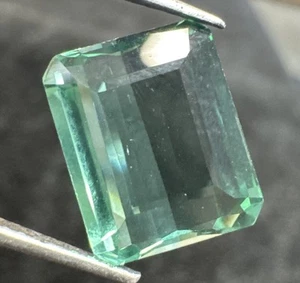 5 Ct Perfect Size Green Amethyst Octagon Lab Loose Handcrafted 12x10 mm For DIY - Picture 1 of 6