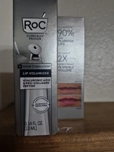 RoC LIP VOLUMIZER CREAM 0.34oz Pro Collagen Peptide  Hyaluronic Acid SALE 🔥 - Picture 1 of 6