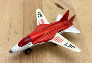 Vintage 1981 Matchbox #27 Swing Wing Jet Lesney England White and Red, 3"l - Picture 1 of 6