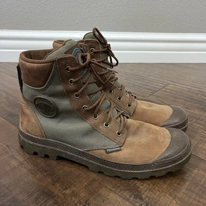 Palladium Pampa Sport Manschette Stiefel Trense braun Nebel Leder Kampfschuhe - Herren 12 - Bild 1 von 9