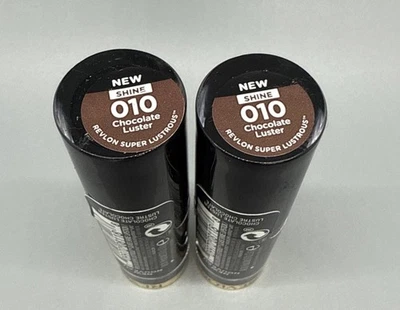 2 PACK - Revlon Super Lustrous Glass Shine Lipstick Chocolate Luster 010 - Image 1 of 3