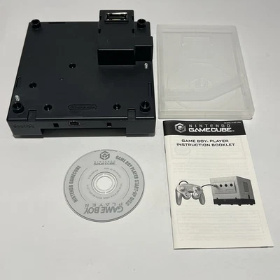 Nintendo GameCube GameBoy Player And Start-Up Disc Complete w/ Case Tested - Image 1 of 4
