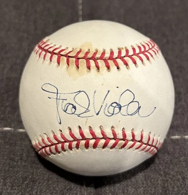 Balón MLB firmado por Frank Viola. 87 WS Champ & WS MVP, 88 CY, Minnesota Twins Salón de la fama Foto 1 de 3