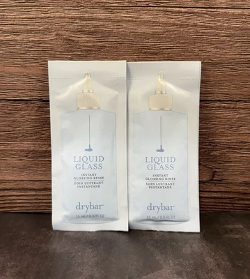 Drybar Liquid Glass Instant Glossing Treatment .5oz Each Bundle Of 2 Foto 1 de 3