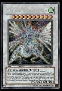 Majestic Star Dragon Secret Rare 2009 Collectors Tin CT06-EN003 LP - Picture 1 of 2
