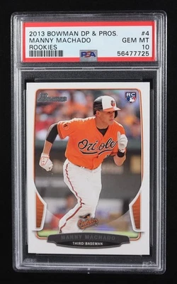 Manny Machado 2013 Bowman DP & Pros Rookies #4 RC (PSA 10) - Image 1 of 2