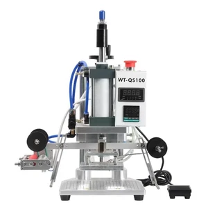 Kleine Heißfolienprägemaschine Lederbrandzeichen-Heißpressmaschine220V - Picture 1 of 28