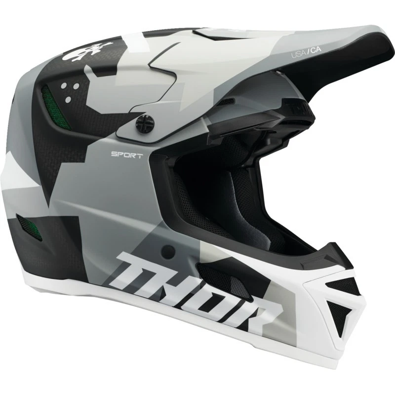 Thor 0110-8757 Casco De Carbono Reflex Sport XS Gris - Imagen 1 de 1