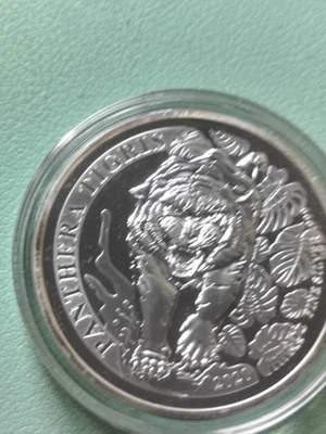 EMIBOR_LAO1-1 OZ PLATA_PROOF-PANTHERA TIGRIS-LAOS. 2020.1º SERIE.PRECIOSA.999.  - Imagen 1 de 4