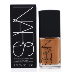 NARS SHEER GLOW FOUNDATION MED/DARK 2.3 MOOREA 4870 1 OZ New In BOx - Picture 1 of 1