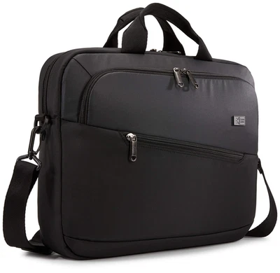 Bolsa de viaje Case Logic Propel Attache 14" para computadora portátil en negro Foto 1 de 4