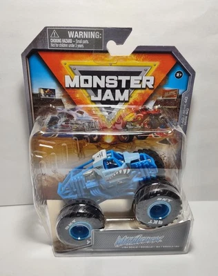 Spin Master Monster Jam Megalodon Training Trucks Chase Series 40 BKT Shark Novo - Imagem 1 de 3