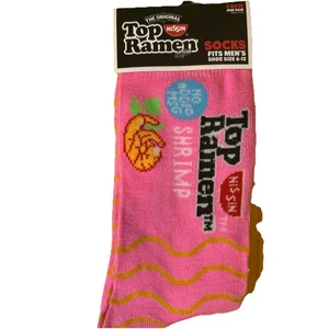 Top Ramen Crew Socks Mens Size 6-12 - Picture 1 of 4