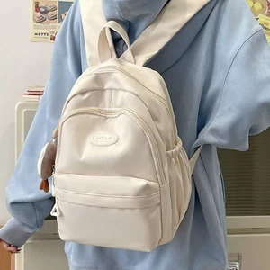 Candy Color Backpack Large Capacity Travel Knapsacks Kawaii Schoolbag Student - Picture 1 of 16