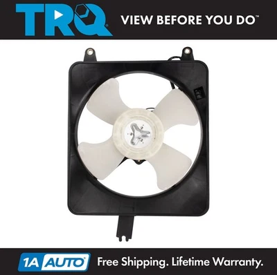 Conjunto de ventilador de refrigeración condensador de aire acondicionado TRQ para Honda Accord 92-96 Prelude 90-93 Foto 1 de 4
