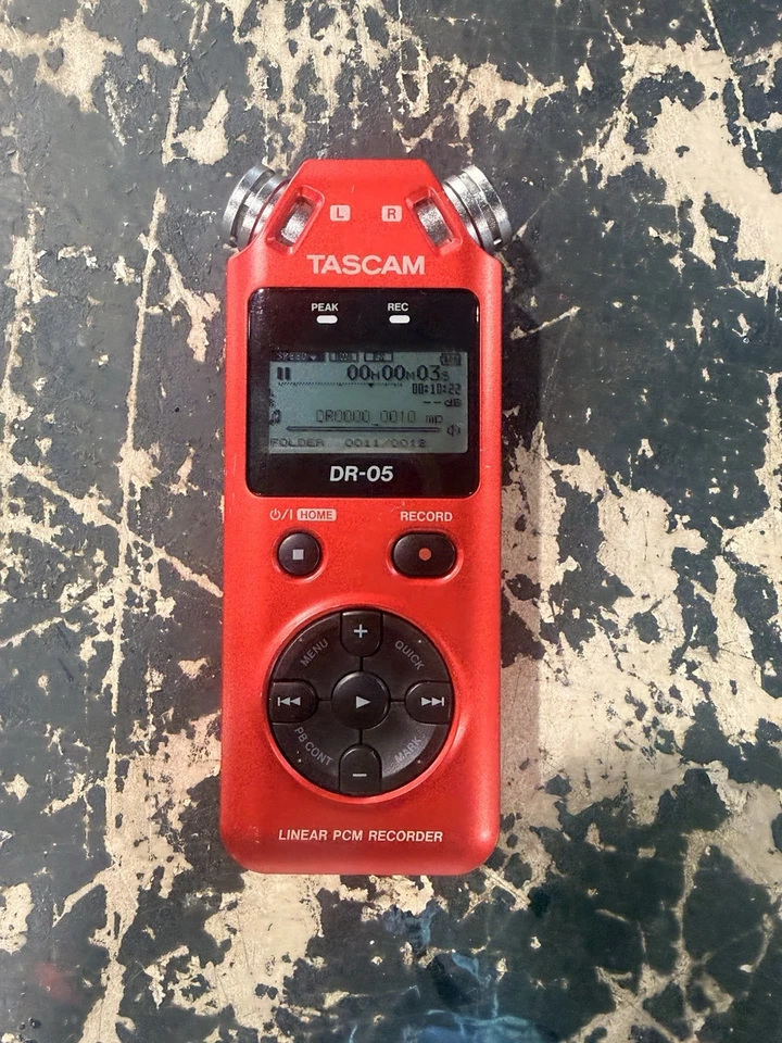 TASCAM Linear PCM Recorder Stereo Handheld Digital Audio Recorder DR-05X Spy - Image 1 of 4
