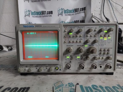 Tektronix 2465A 350 MHz 4 channel oscilloscope - Image 1 of 4