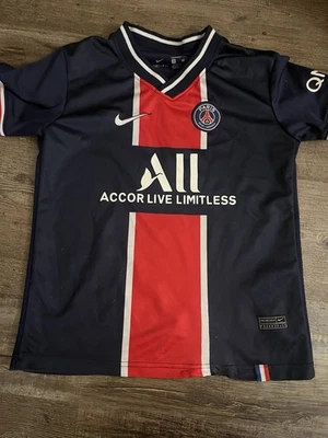 Authentic Nike Kylian Mbappe Paris Saint-Germain 2020-21 Jersey Youth Small 22 - Image 1 of 4