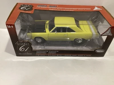 Dodge Dart Super Stock 1/18 Highway 61 1968 amarillo y negro Foto 1 de 3